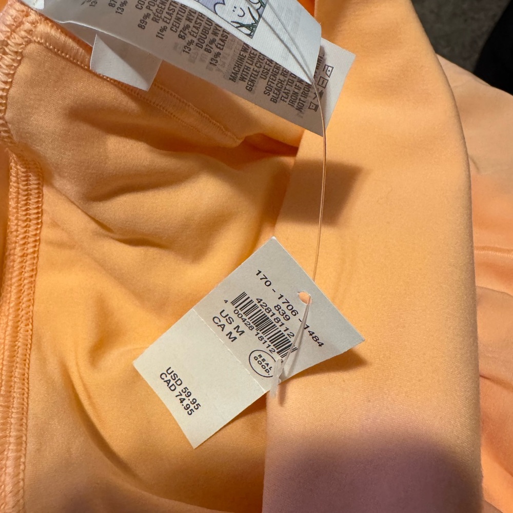 Peach aerie flowry Pleated Skort - Picture 5 of 5